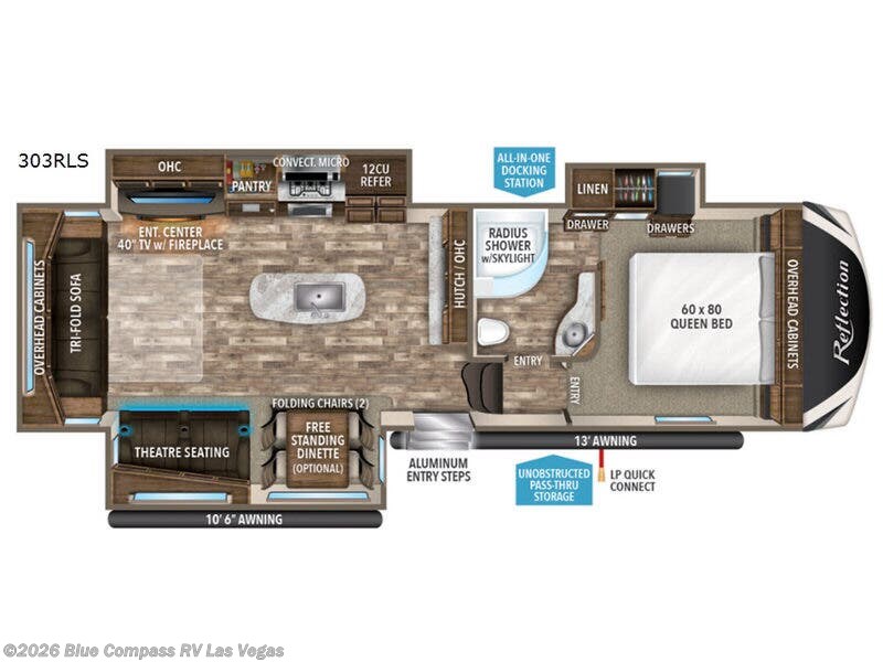Used 2019 Grand Design Reflection 303RLS available in Las Vegas, Nevada