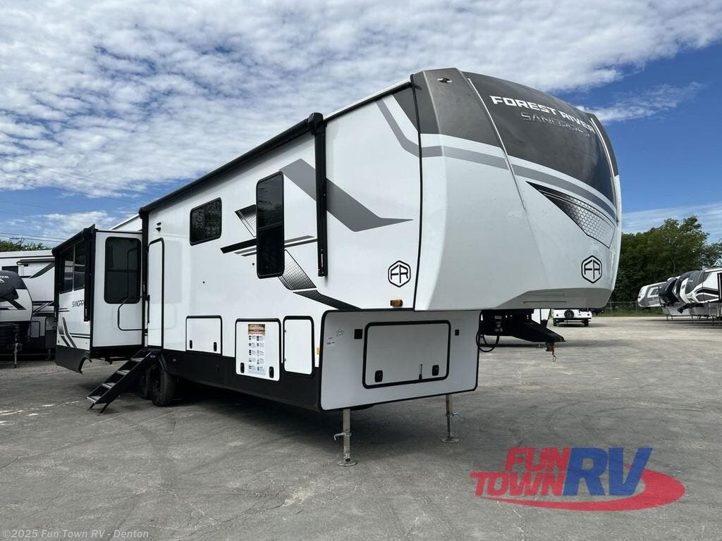 New 2026 Forest River Sandpiper 4003MB available in Denton, Texas