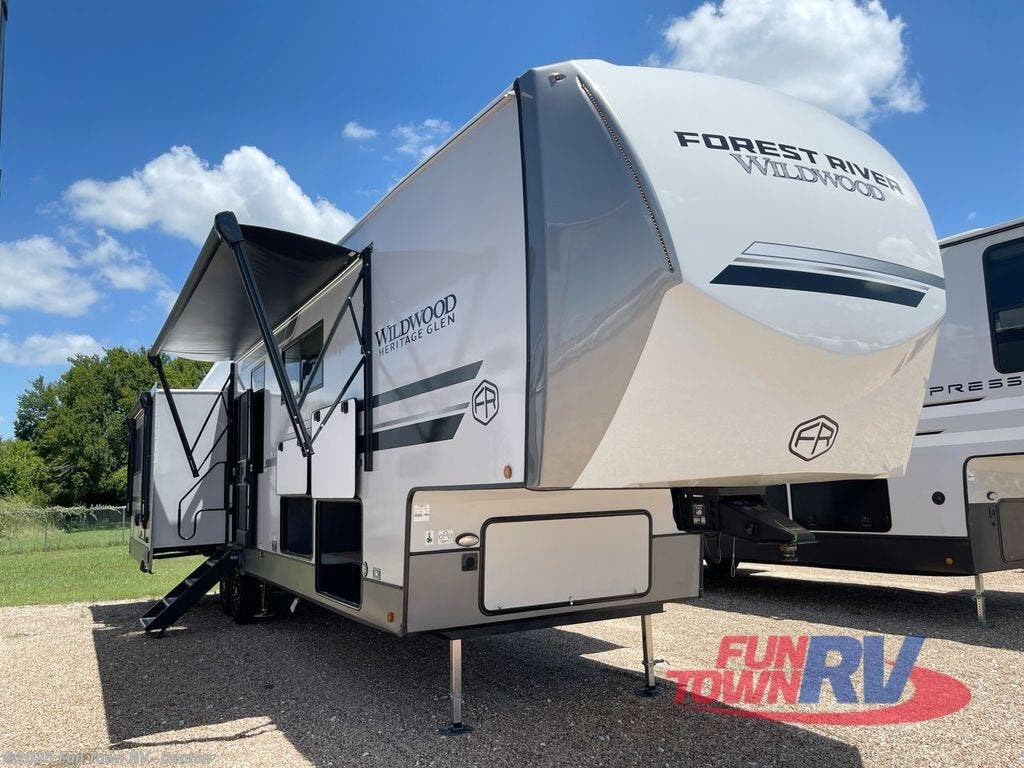 New 2026 Forest River Wildwood Heritage Glen 380WDR available in Denton, Texas
