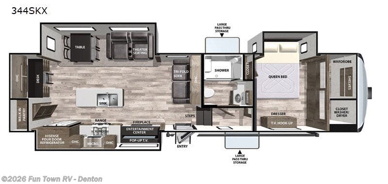 Used 2020 Forest River Cardinal Luxury 344SKX available in Denton, Texas