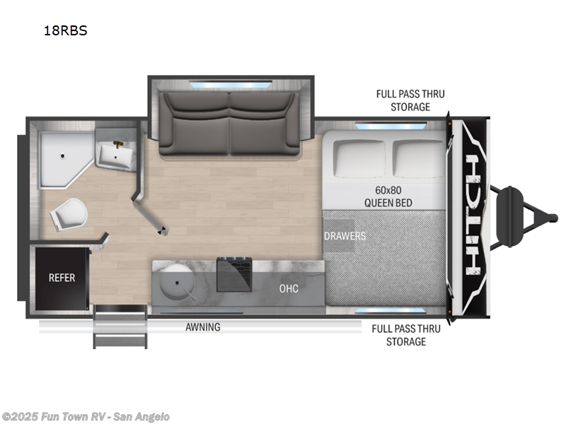 Used 2023 Cruiser RV Hitch 18RBS available in San Angelo, Texas