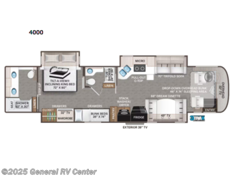 New 2024 Thor Motor Coach Aria 4000 available in Ashland, Virginia