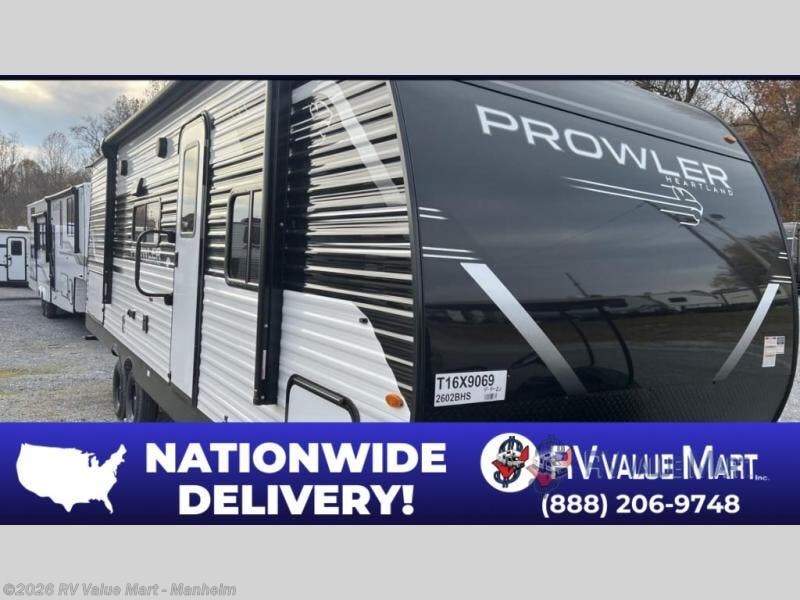 New 2026 Heartland Prowler 2602BHS available in Manheim, Pennsylvania