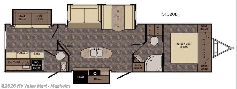 Used 2016 CrossRoads Sunset Trail Super Lite ST320BH available in Manheim, Pennsylvania