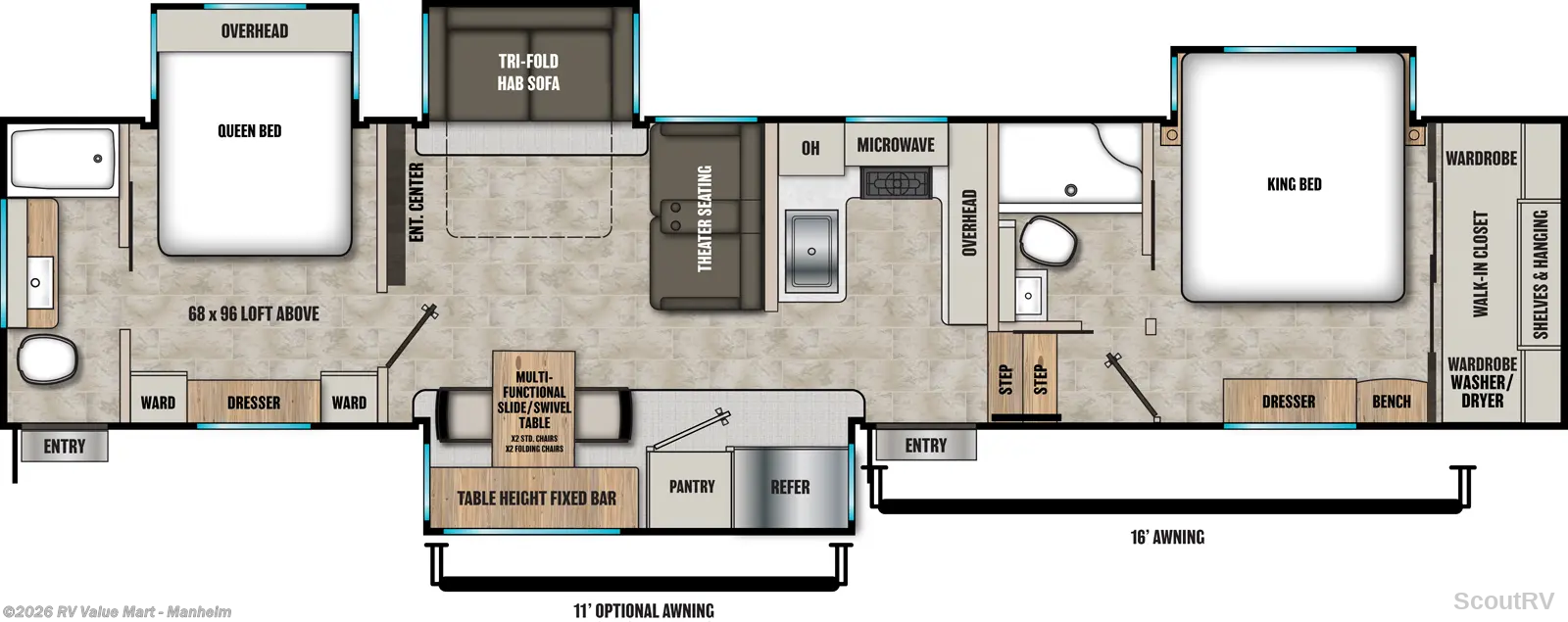 New 2027 Coachmen Brookstone 395DBL available in Manheim, Pennsylvania