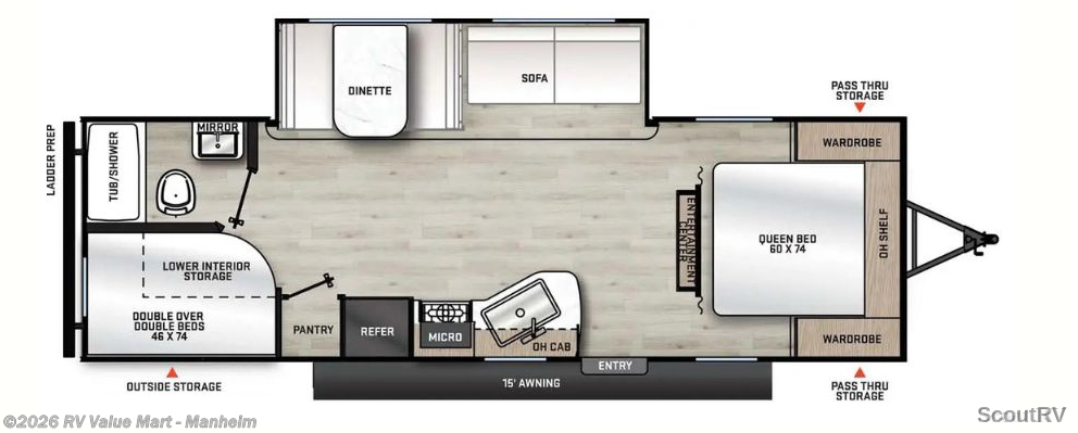New 2027  Coachmen Catalina Summit Series 8 261BHS by Coachmen from RV Value Mart - Manheim in Manheim, PA