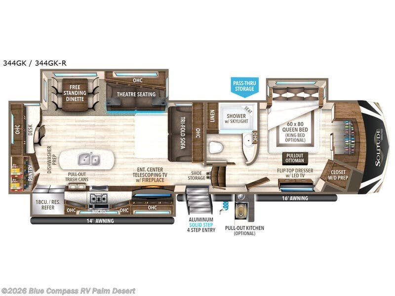 Used 2018 Grand Design Solitude 344GK available in Palm Desert, California