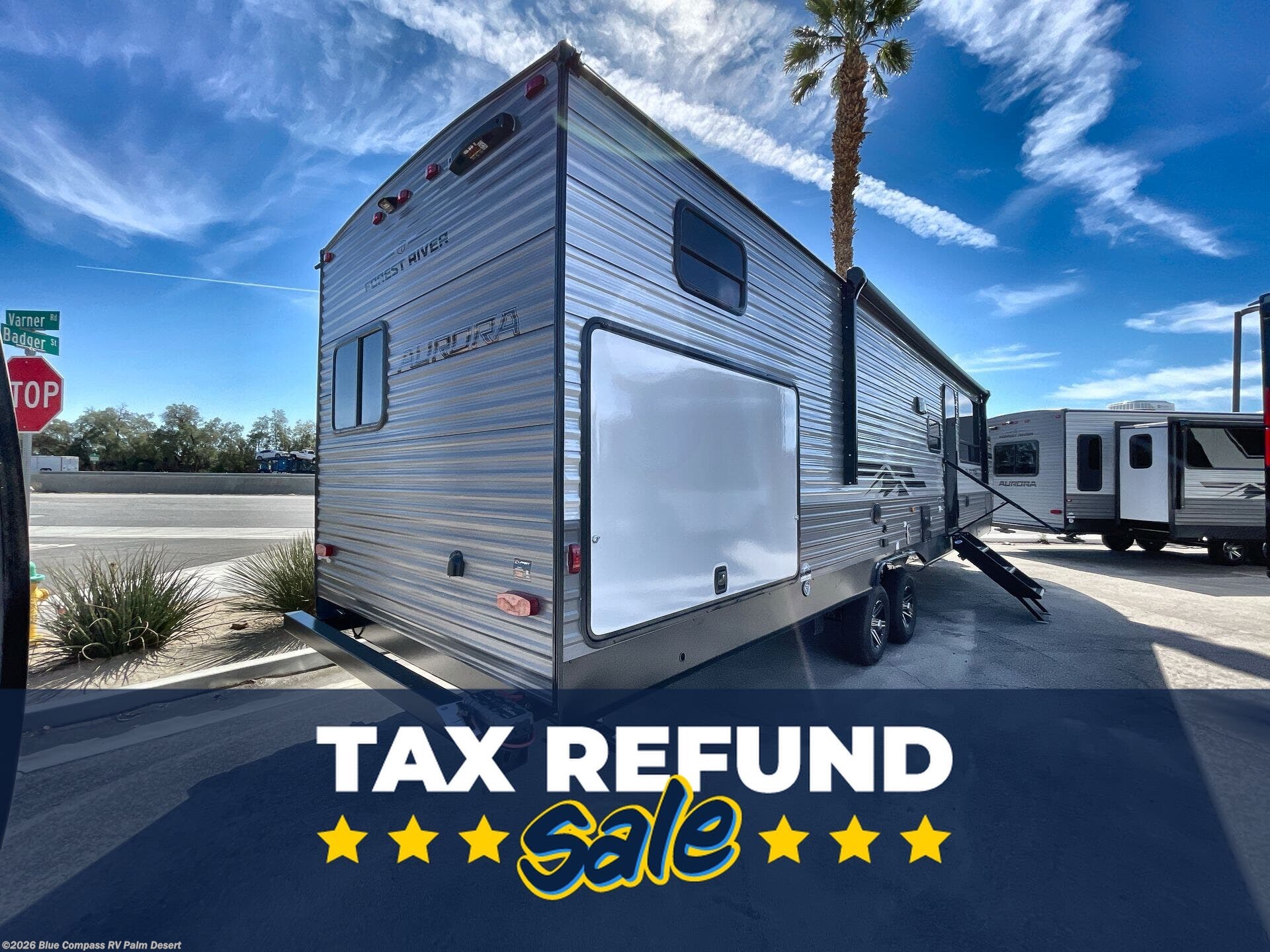 New 2026 Forest River Aurora 34BHTS available in Palm Desert, California