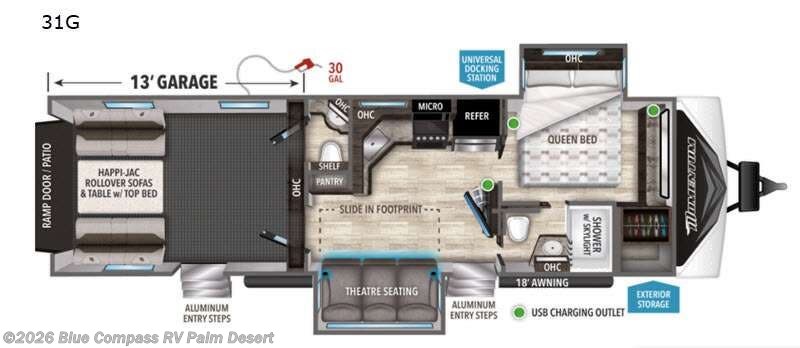 Used 2021 Grand Design Momentum G-Class 31G available in Palm Desert, California