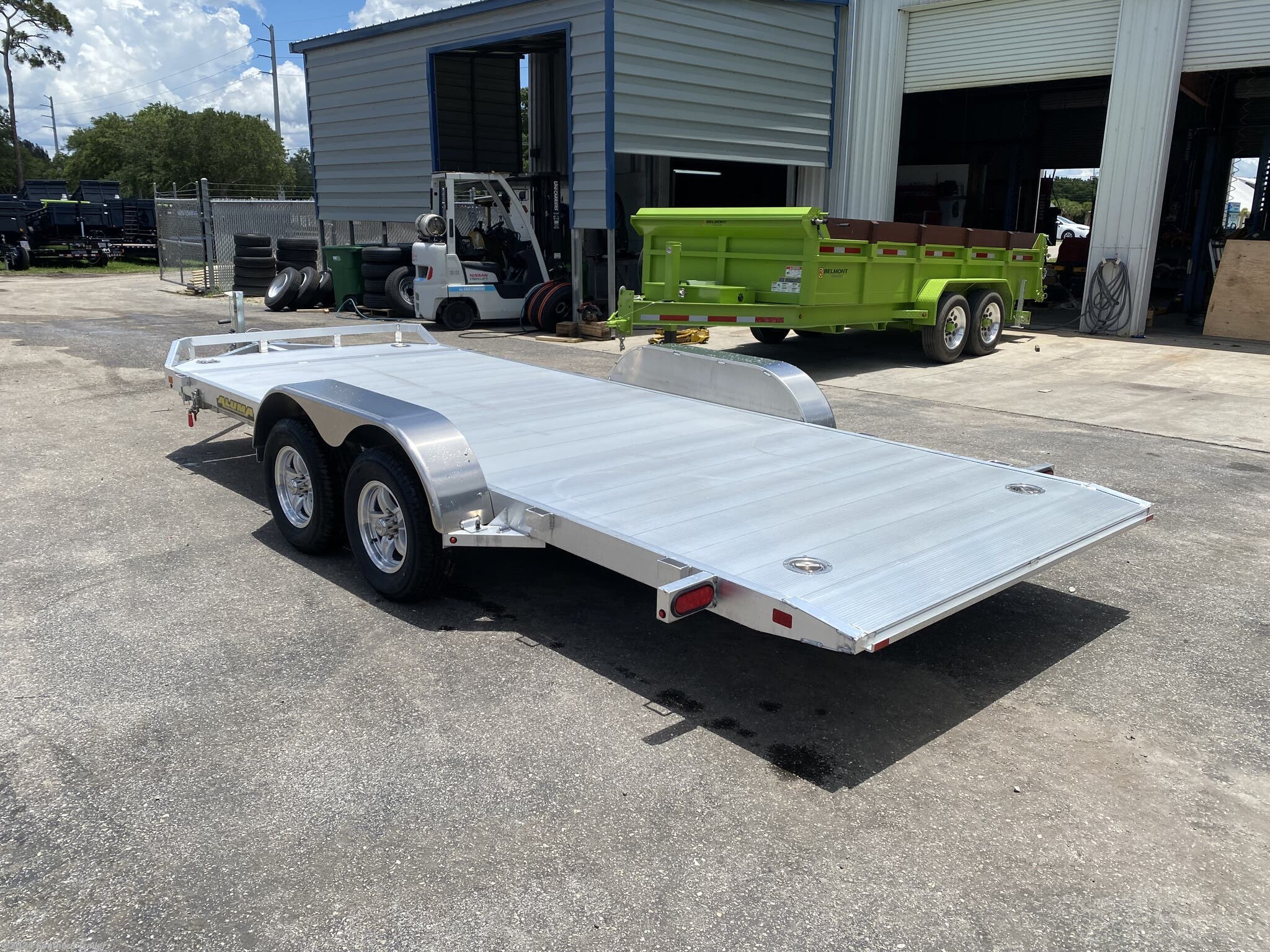 6x16 Car Hauler Trailer for sale New Aluma 8216 Tilt 16' Aluminum