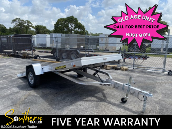 2023 Aluma 6812H-TILT 12' Aluminum Tilt Trailer Utility available in Englewood, FL