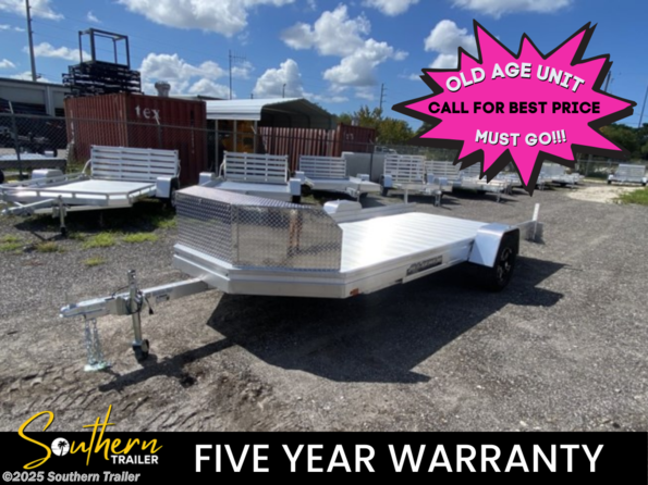 2023 Aluma UTR14S-R Aluminum ATV UTV Utility Trailer available in Englewood, FL