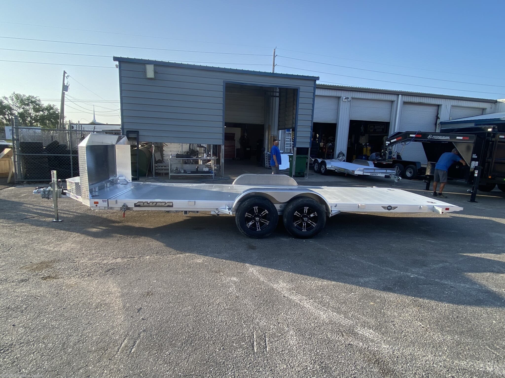 6x20 Car Hauler Trailer for sale New Aluma 8220H Tilt Anniversary 20