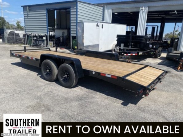 2023 Down 2 Earth 82X20 Flatbed Car Hauler Trailer 7K GVWR available in Englewood, FL