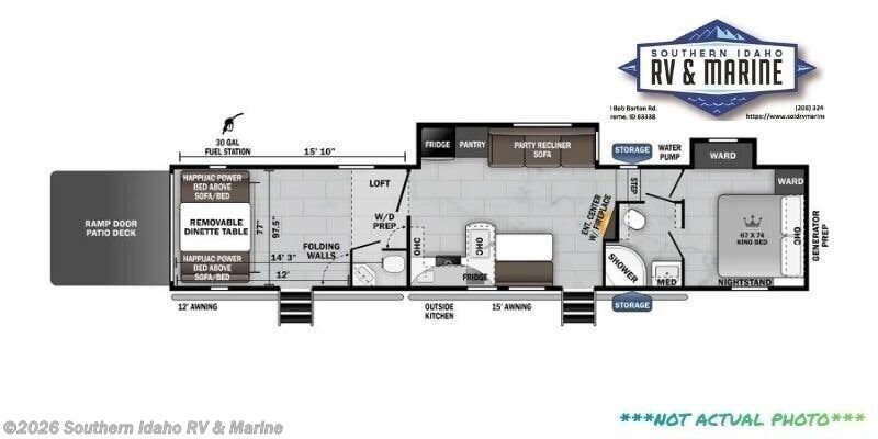 Used 2022 Forest River Cherokee Wolf Pack 365PAC available in Jerome, Idaho