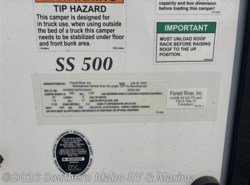 New 2026 Forest River PALOMINO SZSS-500 available in Jerome, Idaho