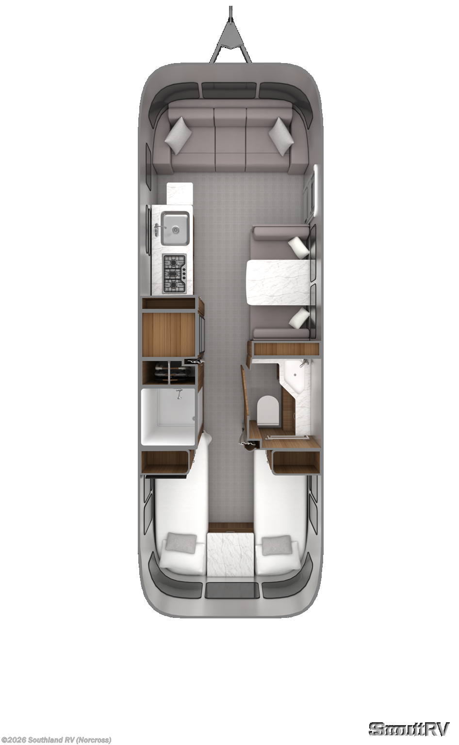 New 2027 Airstream Classic 28RB Twin available in Norcross, Georgia