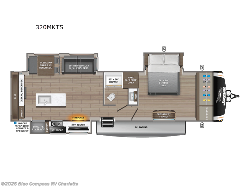 New 2026 Jayco Eagle HT 320MKTS available in Concord, North Carolina