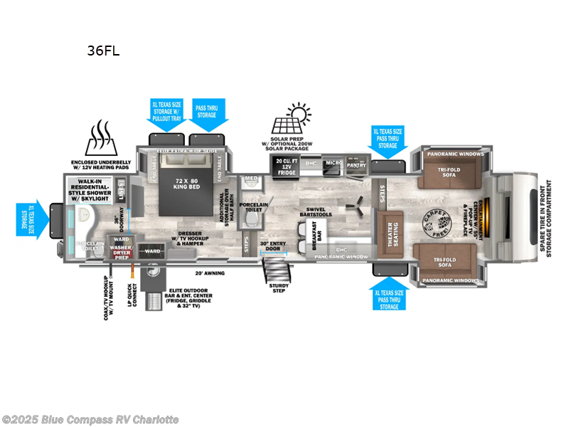 Used 2025 Forest River Salem Hemisphere Elite 36FL available in Concord, North Carolina