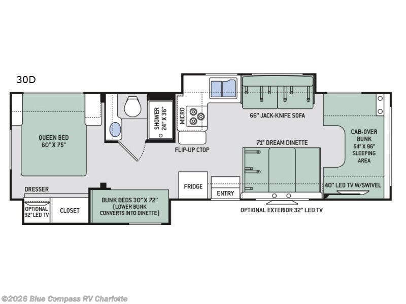 Used 2017 Thor Motor Coach Four Winds 30D - Ford available in Concord, North Carolina