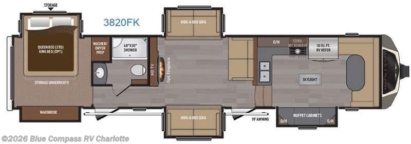 Used 2016 Keystone Montana 3820FK available in Concord, North Carolina
