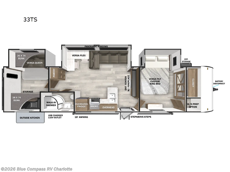 Used 2025 Forest River Salem 33TS available in Concord, North Carolina