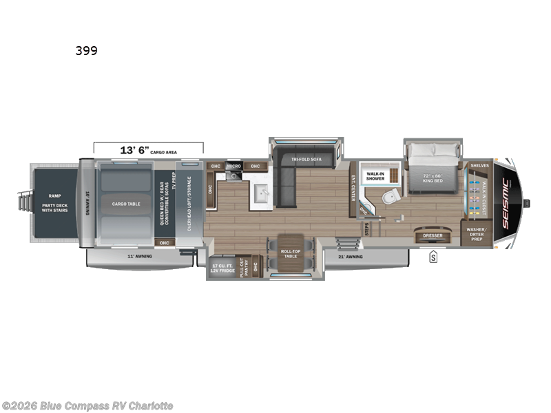 New 2026 Jayco Seismic 399 available in Concord, North Carolina