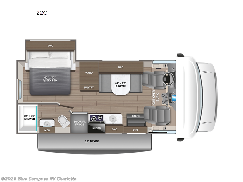 New 2026 Entegra Coach Odyssey SE 22C available in Concord, North Carolina