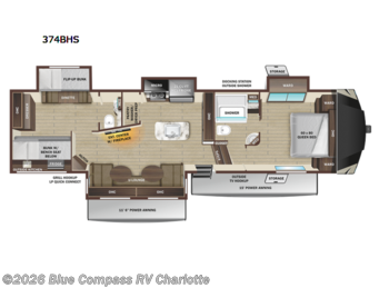 Used 2023 Highland Ridge Open Range 374BHS available in Concord, North Carolina