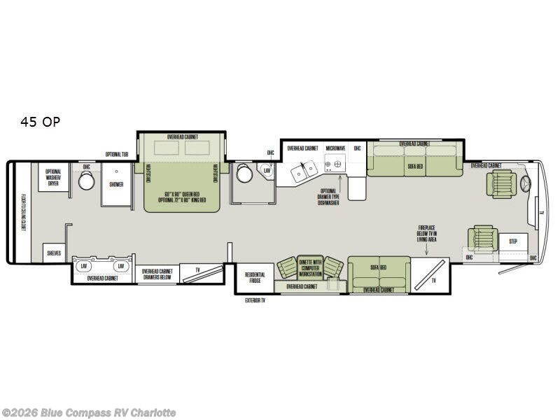 Used 2017 Tiffin Allegro Bus 45 OP available in Concord, North Carolina