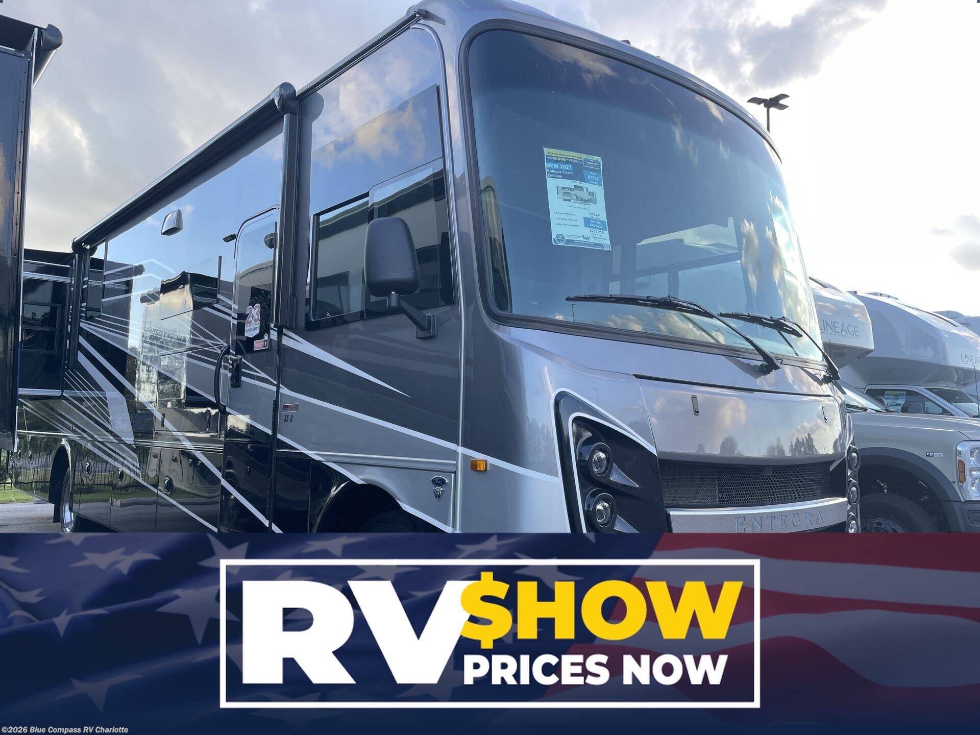 New 2027 Entegra Coach Emblem 36U available in Concord, North Carolina