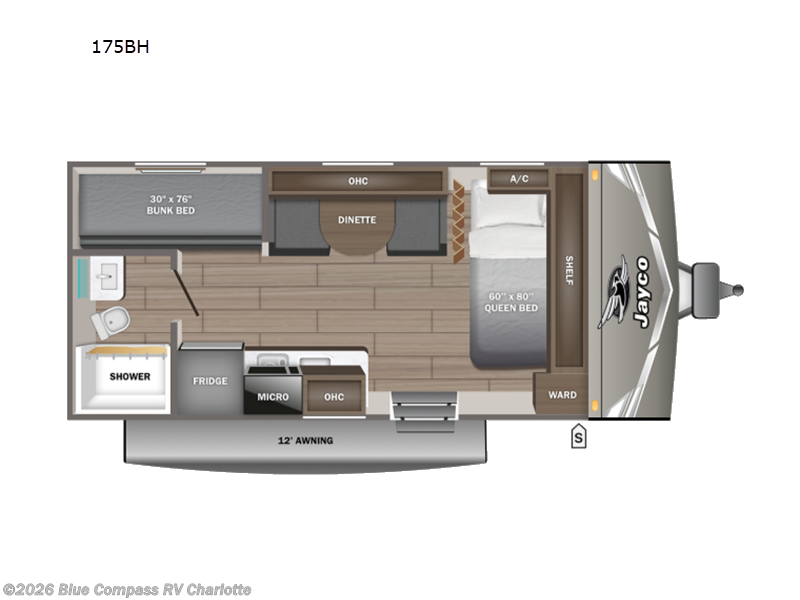 New 2027 Jayco Jay Flight 175BH available in Concord, North Carolina