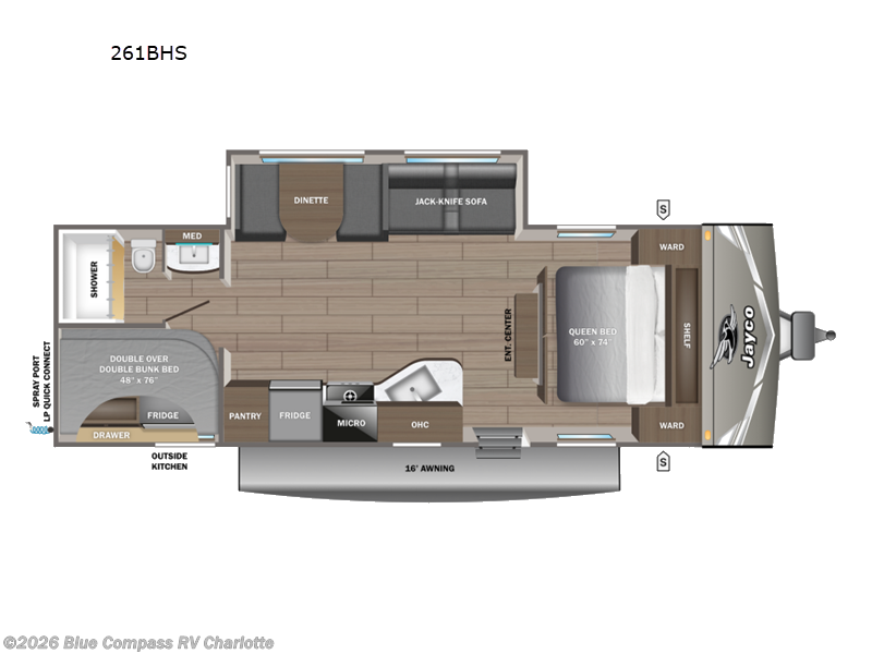 New 2027 Jayco Jay Flight 261BHS available in Concord, North Carolina