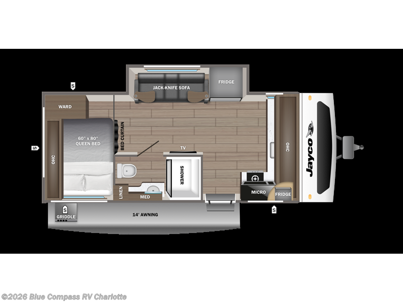 New 2027 Jayco Jay Feather 17FK available in Concord, North Carolina