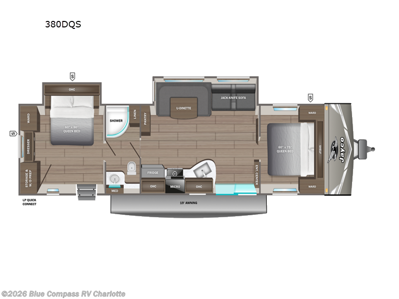 New 2027 Jayco Jay Flight 380DQS available in Concord, North Carolina