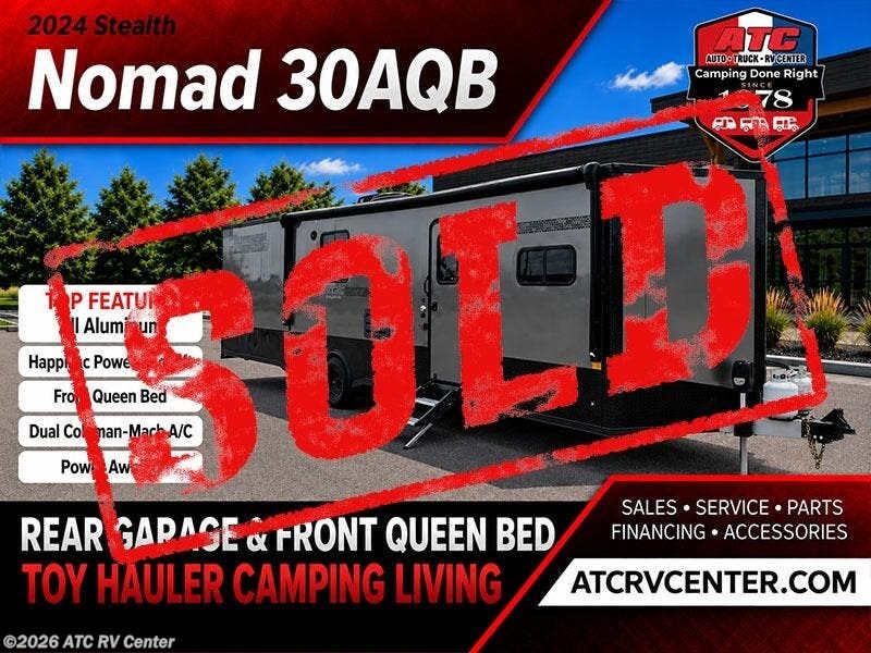 Used 2024 Stealth Nomad 30AQB available in Cedar Rapids, Iowa
