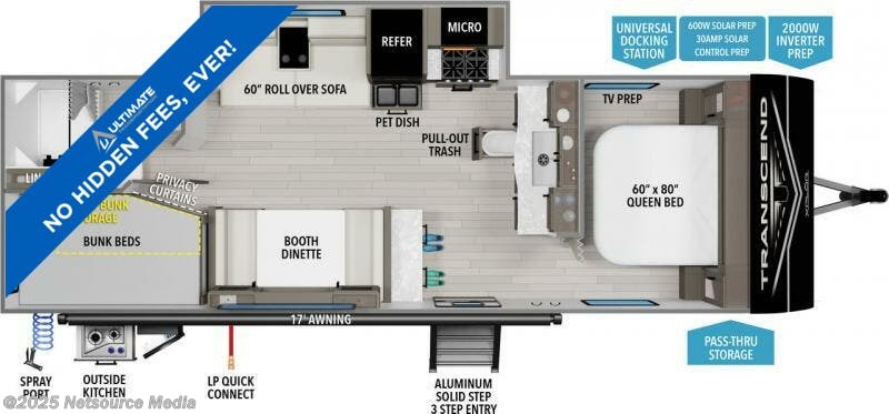 New 2025 Grand Design Transcend Xplor 26BHX available in Fargo, North Dakota