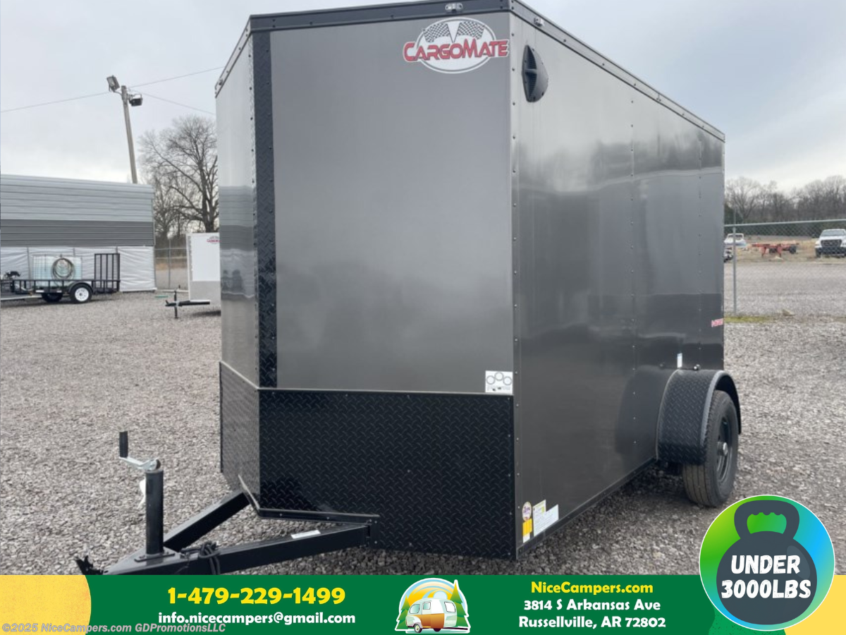 New 2025 Cargo Mate E-Series 6x10x8 - Charcoal available in Russellville, Arkansas