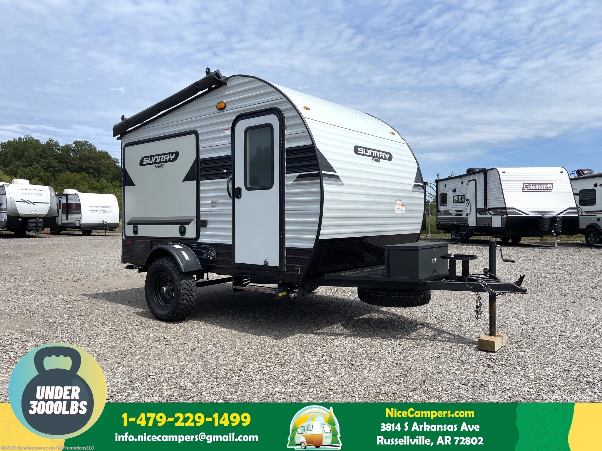 Used 2021 Sunset Park RV SunRay 139 available in Russellville, Arkansas