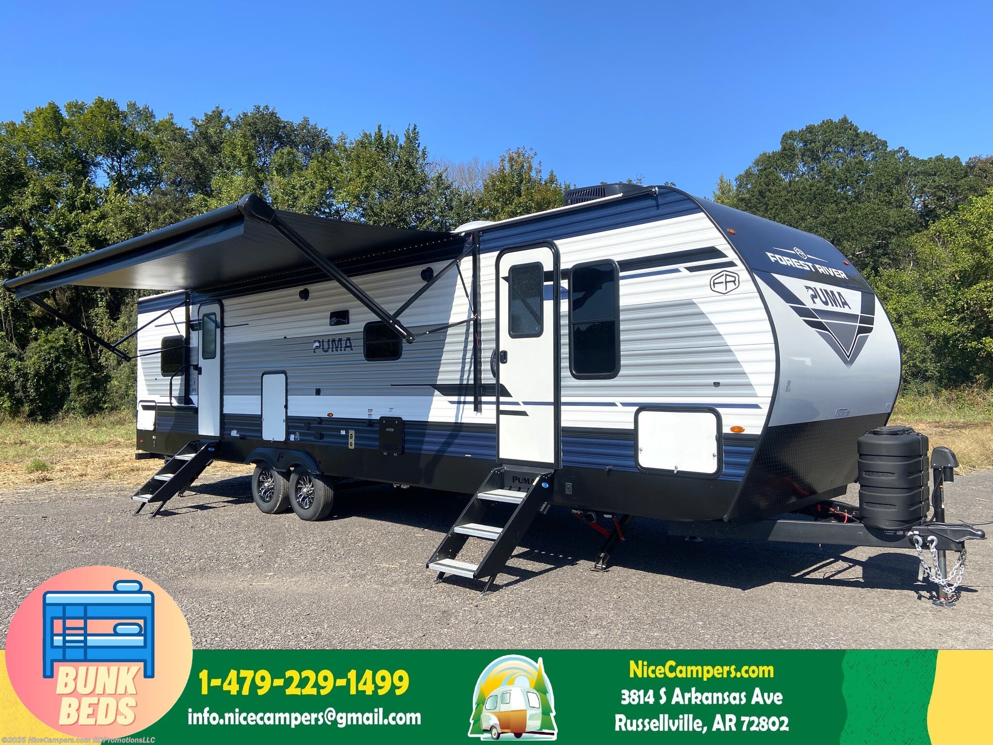 New 2026 Forest River Puma 337BH available in Russellville, Arkansas