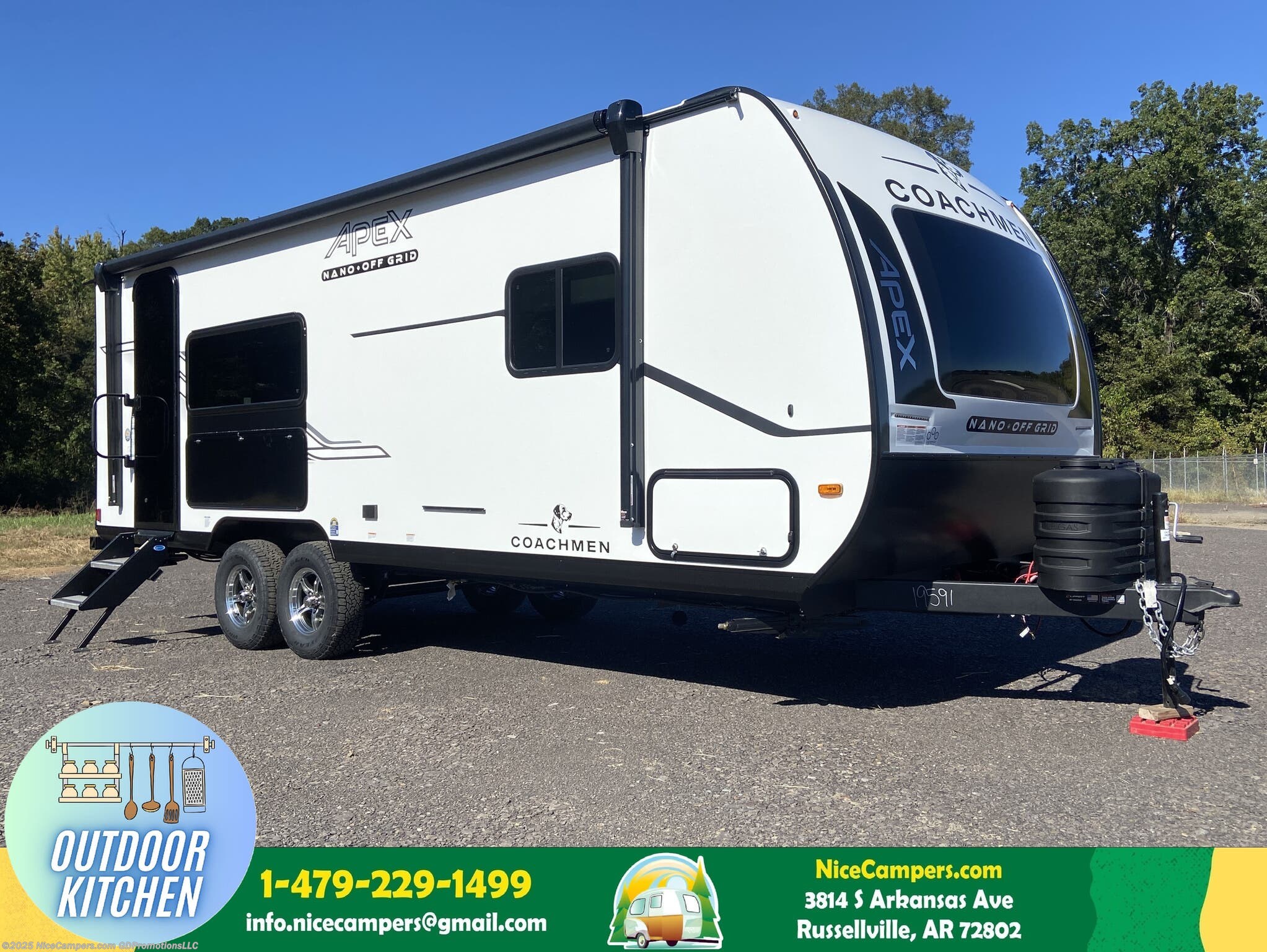New 2026 Coachmen Apex Nano 216RKS available in Russellville, Arkansas