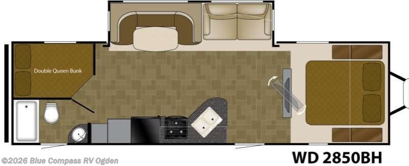 Used 2016 Heartland Wilderness 2850BH available in Marriott-Slaterville, Utah