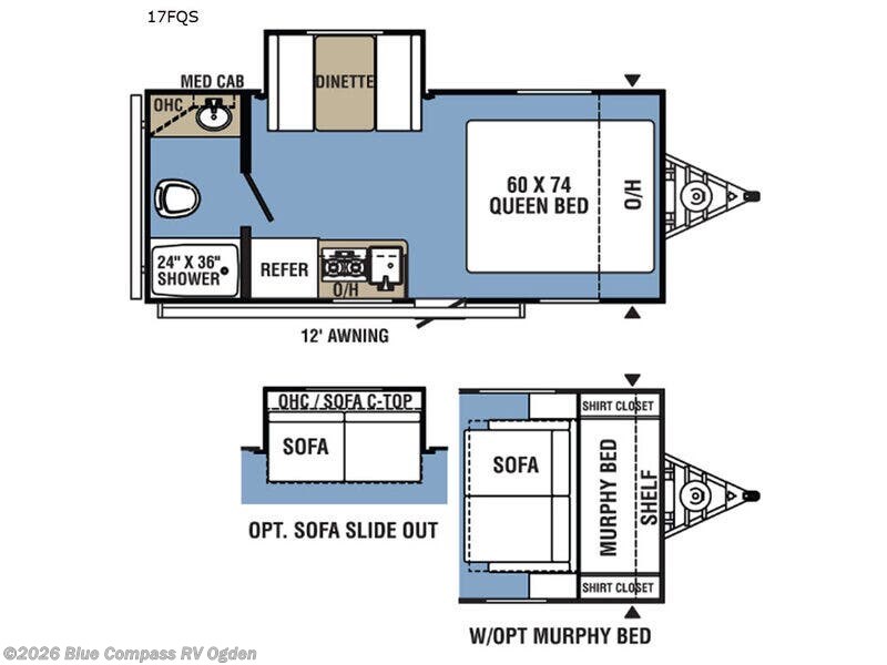 Used 2020 Coachmen Clipper Ultra-Lite 17FQS available in Marriott-Slaterville, Utah