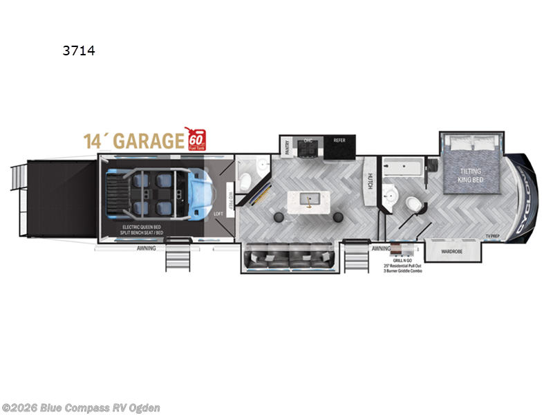 Used 2023 Heartland Cyclone 3714 available in Marriott-Slaterville, Utah