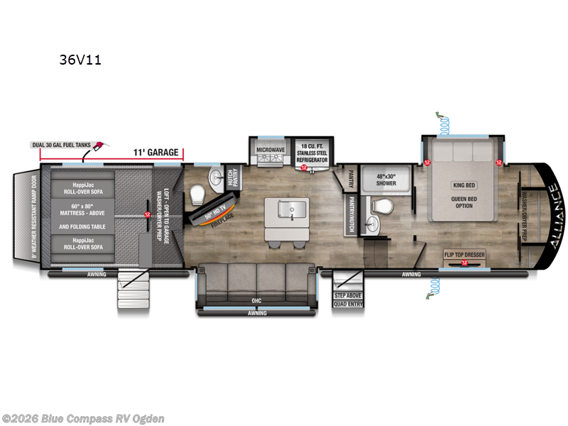 Used 2025 Alliance RV Valor 36V11 available in Marriott-Slaterville, Utah