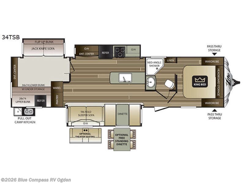 Used 2018 Keystone Cougar X-lite 34TSB available in Marriott-Slaterville, Utah