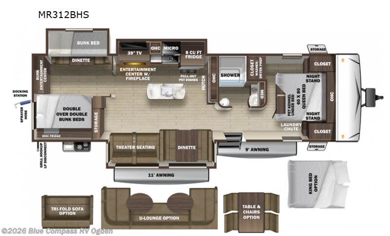 Used 2020 Highland Ridge Mesa Ridge Limited MR312BHS available in Marriott-Slaterville, Utah