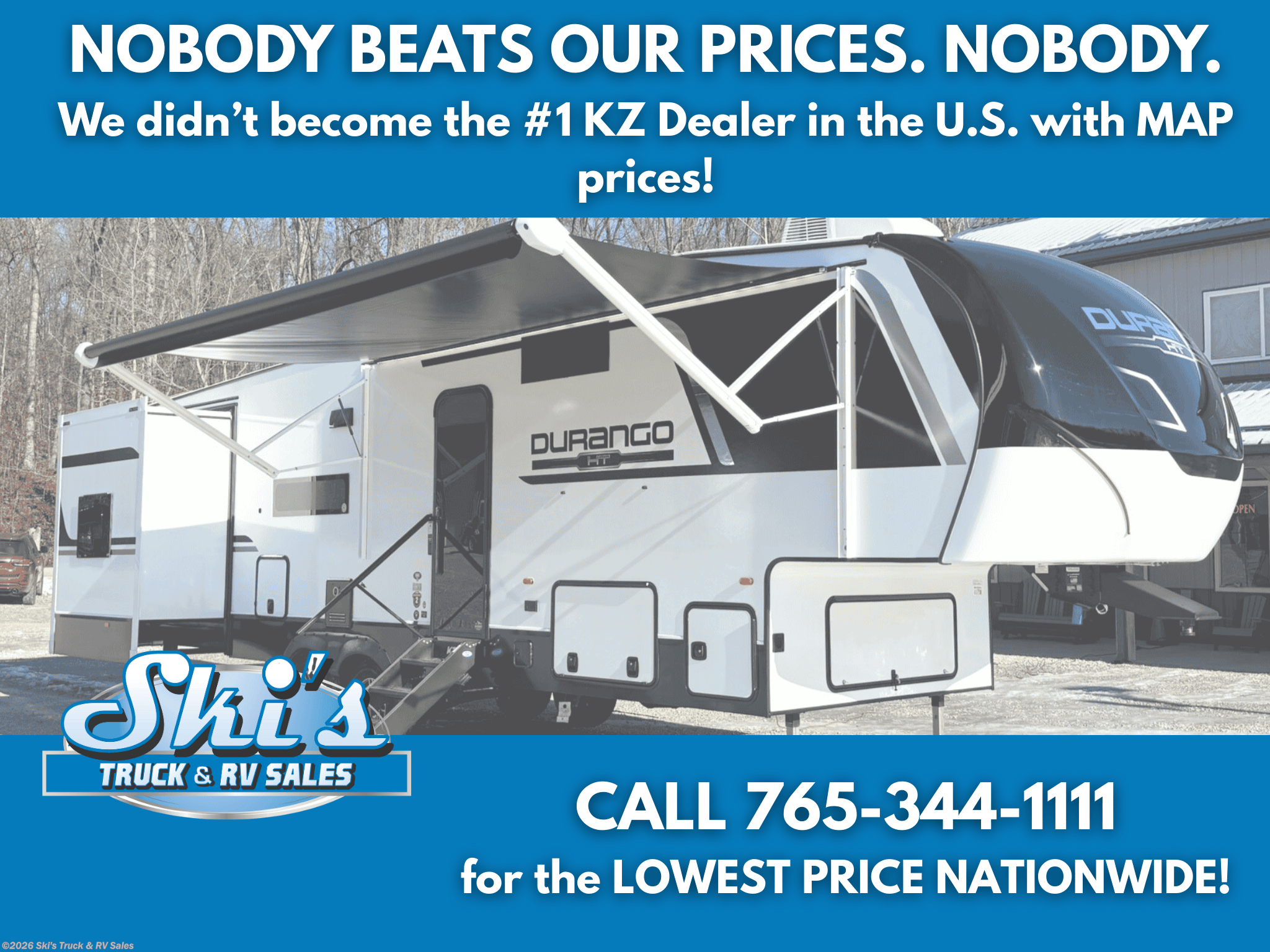 New 2026 K-Z Durango D296BHT Half-Ton available in Rockville, Indiana