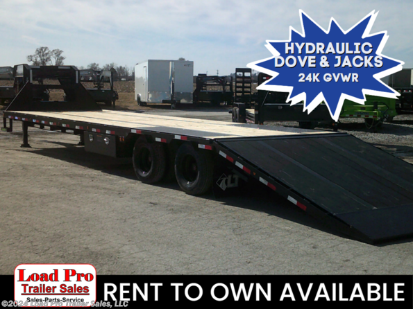 2023 Load Trail 102X36 Low Pro Hydraulic Dovetail Trailer 24K GVWR available in Clarinda, IA