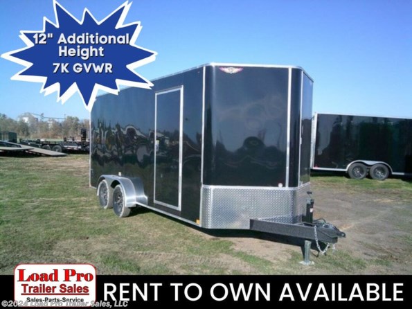 2024 H&H 7X18 Extra Tall Enclosed Cargo Trailer available in Clarinda, IA